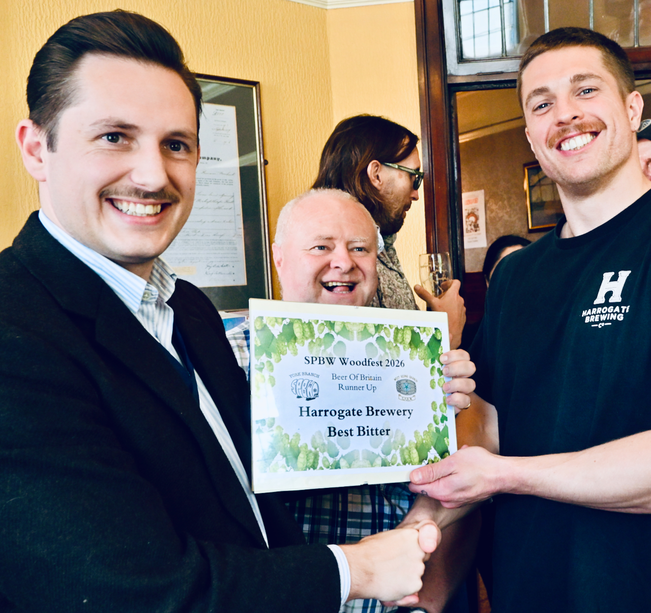 Presentation of runner up certificate