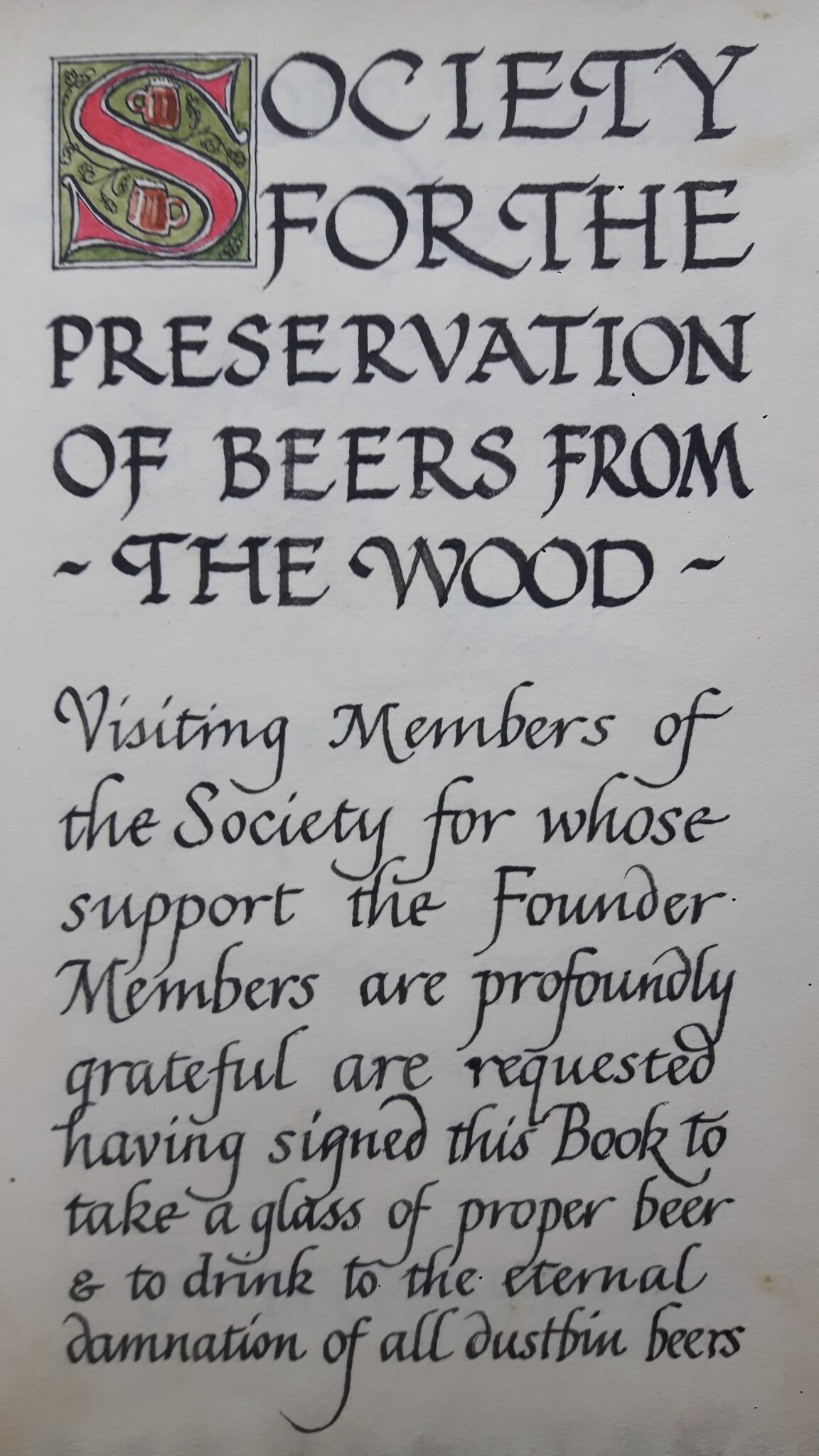 Image of Rising Sun visitor's book